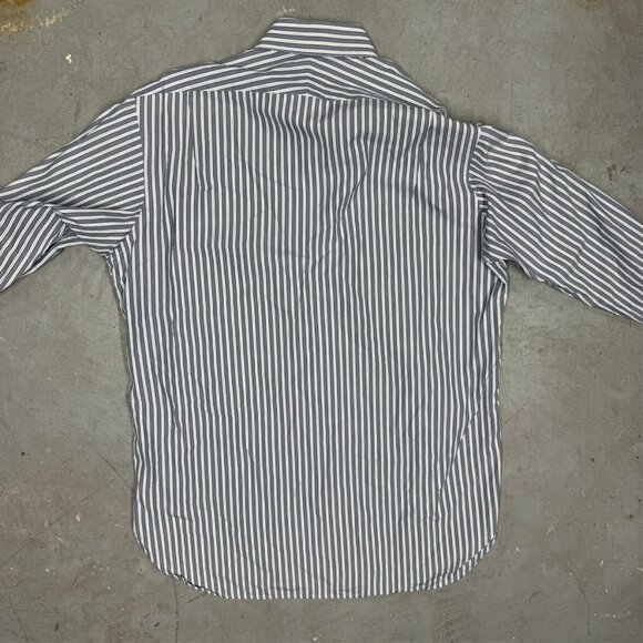 Hilditch & Key Dress Shirt French Cuffs Striped Made in Britain 43 17 XL - Picture 9 of 9
